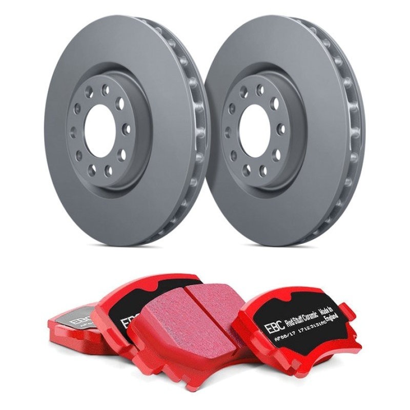 For Chevy SS 15-17 EBC Brakes 2-Pc RK Series Premium Replacement Brake Rotor Kit