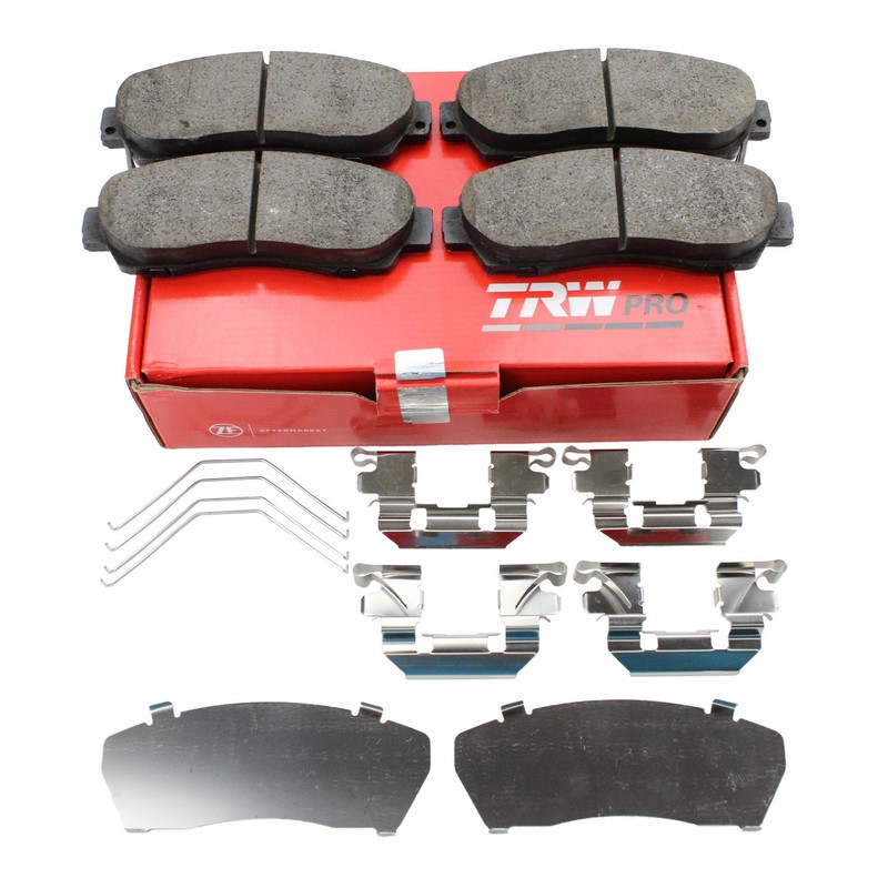 DuraGo Front Rotors TRW Pro Ceramic Disc Brake Pad Kit For Odyssey Passport 3.5L gallery