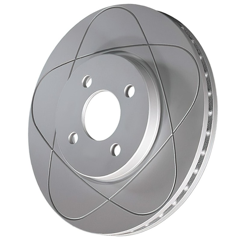 Front Slotted Disc Brake Rotor 1Pc Fits Saturn SC, SC1, SC2, SL, SL1, SL2, SW1 gallery