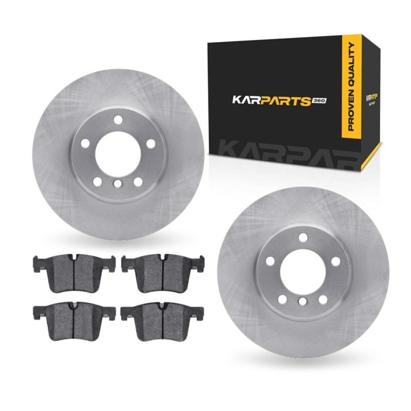 For BMW 235i 2014 Brake Rotor Set Front | Cast Iron | Vented | Plain Rotor Style