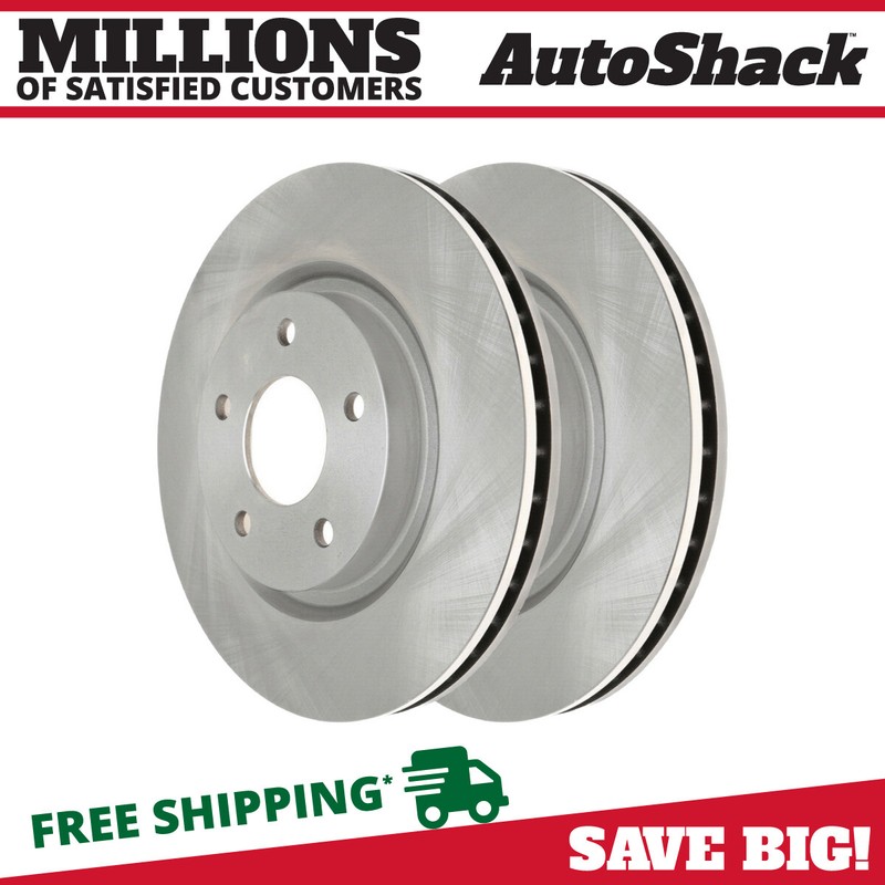 Front Brake Rotors Pair 2 for Nissan Rogue LEAF 2017-2019 Rogue Sport Qashqai