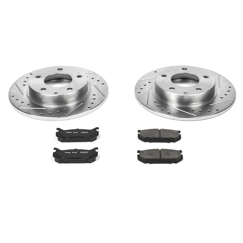K783 Powerstop Brake Disc and Pad Kits 4-Wheel Set Front & Rear for Mazda 626 gallery