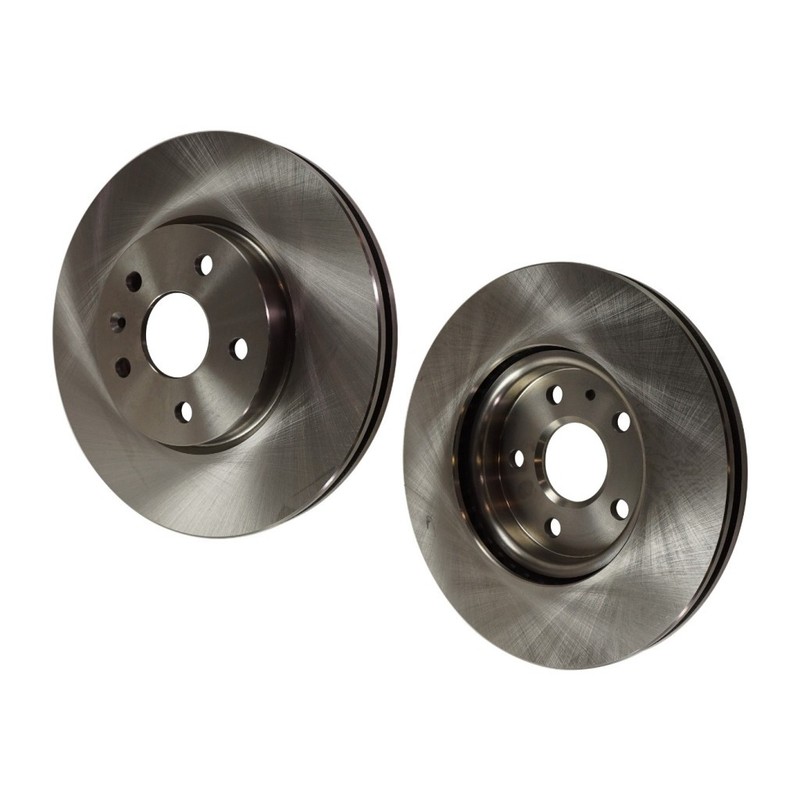 For Chevy Malibu Limited 2016 Brake Discs Front 2-Wheel Set Vented 5 Pieces Lugs
