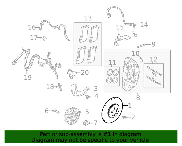 Genuine Land-Rover Rotor LR153518 gallery