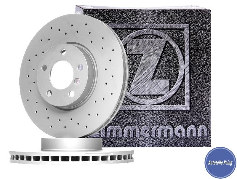 ZIMMERMANN BRAKE DISCS 332MM FRONT BMW X5 X6 E70 F15 F85 E71 E72 F16 F86