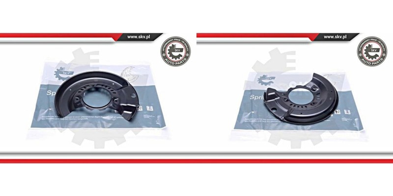 SKV Front Brake Disc Splash Panels Pair For TOYOTA Yaris VERSO 99-05 gallery