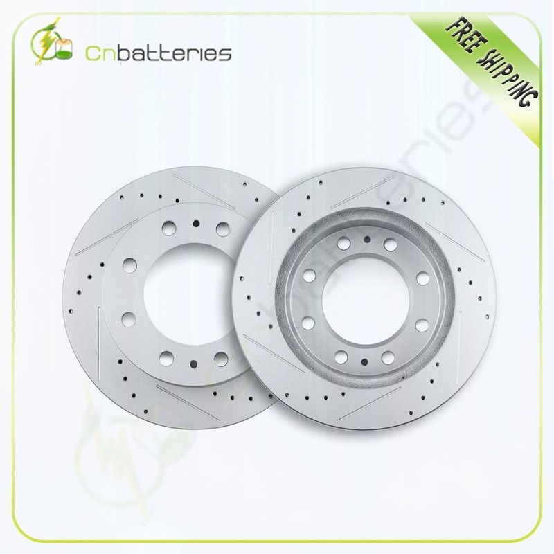 Front Brake Discs Rotors For CHEVROLET EXPRESS 3500 GMC SIERRA 2500 HD CADILLAC