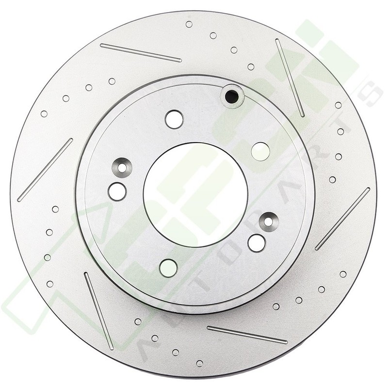 Front Rear SLOT Brake Rotors 06-14 For Hyundai For Sonata 11-13 For Kia Optima gallery