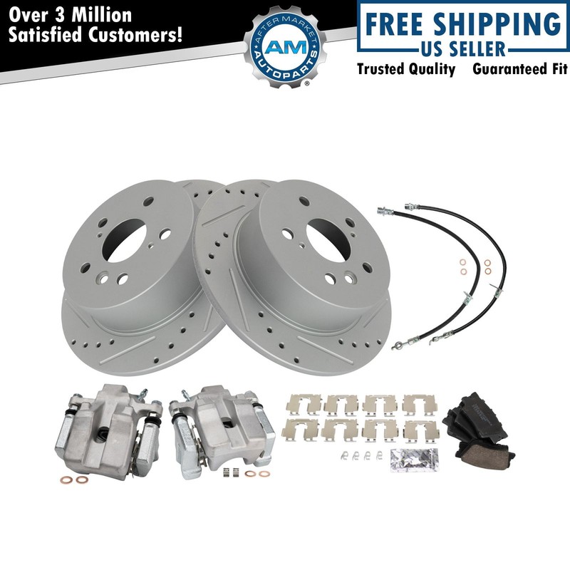Performance Rear Brake Pad & Rotor Kit Fits Lexus Toyota