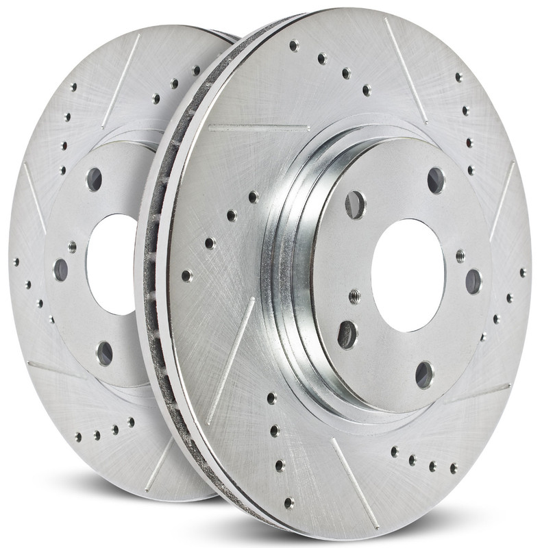 Fits Current Stock|DRILLED&SLOTTED RTR PAIR