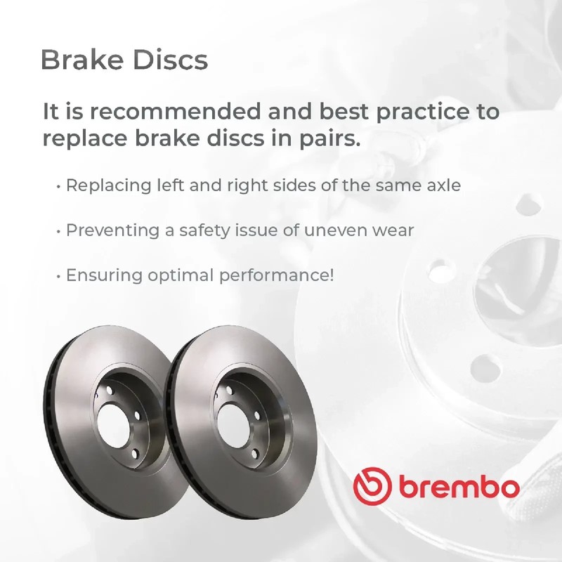 2X Brembo 09.9750.2X Front Drilled / Vented Brake Discs Fits Bmw 1 2 Series gallery