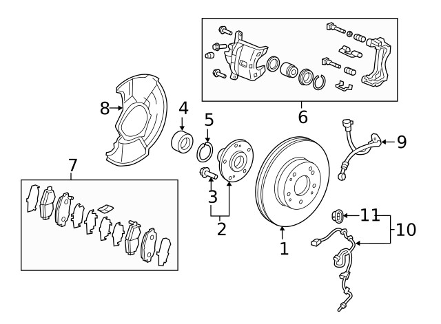 Genuine Honda Disc Brake Rotor 45251-T8M-G01 gallery