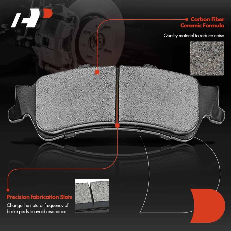 A-Premium Rear Drilled  Brake Rotors & Ceramic Pads for Chevy Silverado 1500 GMC gallery