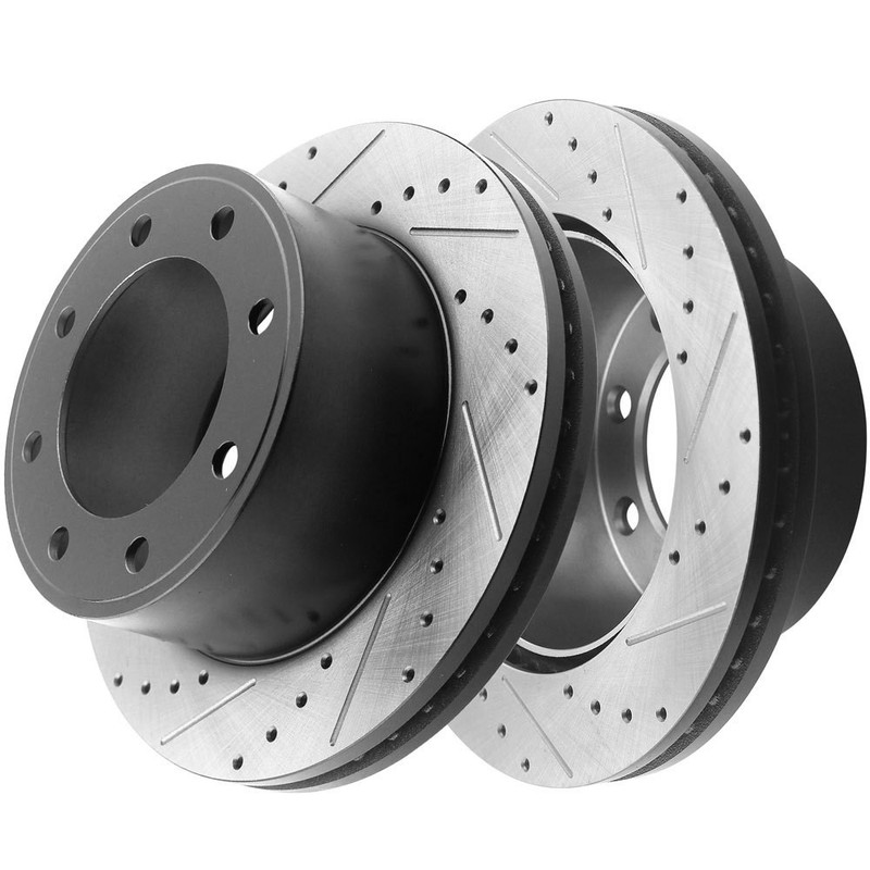 For Ford F250 F350 Super Duty Brake Rotors with Pads 2005-2007 8 Lugs 340MM gallery