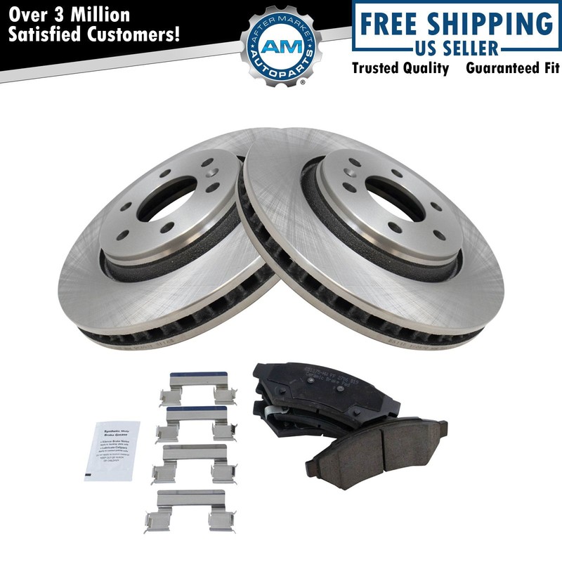 Front Ceramic Brake Pad & Rotor Kit for Uplander Montana Terraza Relay