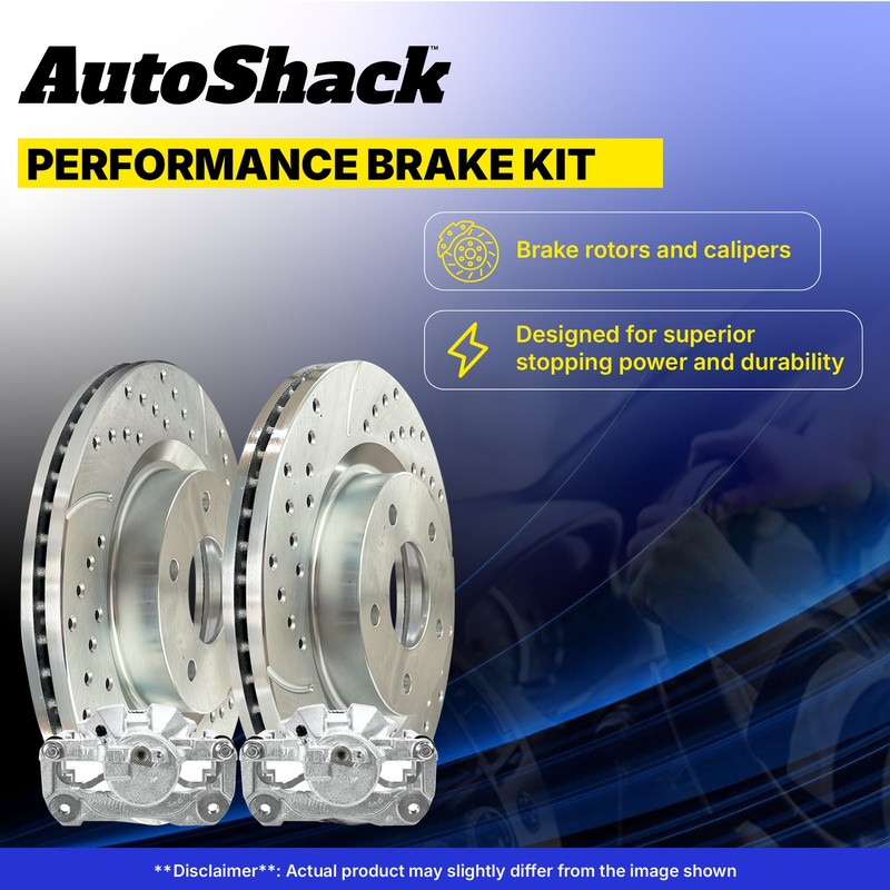 Rear Drilled Slotted Brake Rotors Calipers for Volkswagen, Jetta 2005 gallery