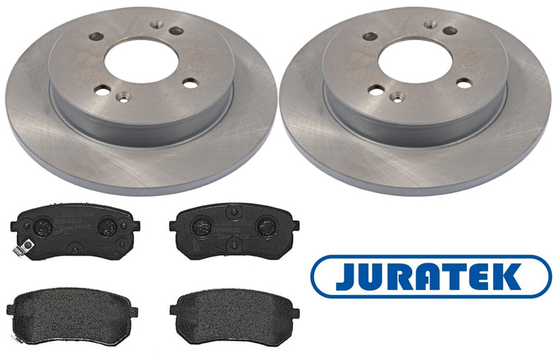 For Hyundai – i10 1.0 1.1 1.2 2008-2013 Rear 234mm Brake Discs and Pads Juratek