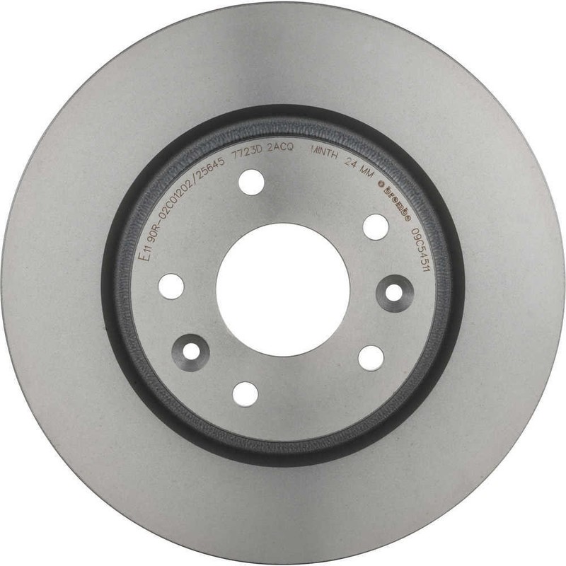 Disc Brake Rotor-Premium UV Coated OE Equivalent Rotor Brembo 09.C545.11