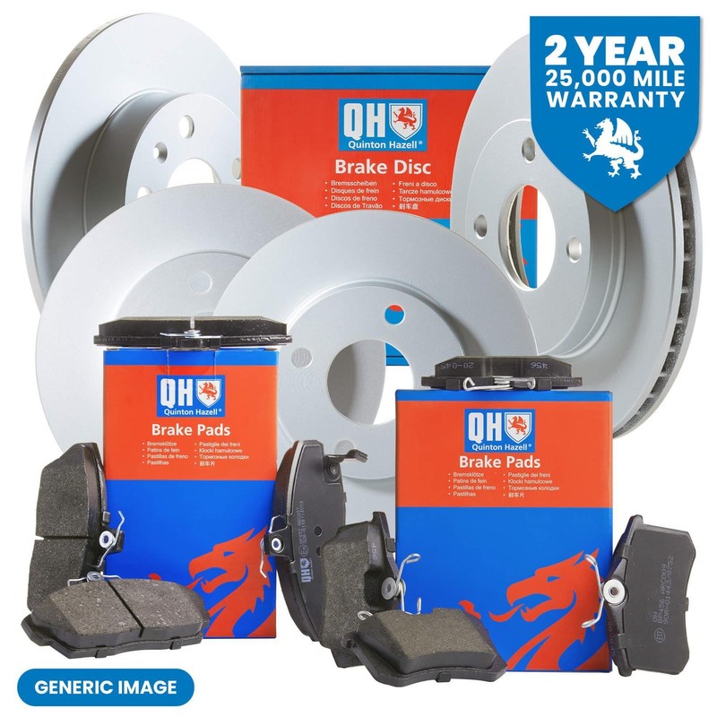 Front & Rear Brake Discs/Pads Mercedes-Benz E-Class Saloon E 200 W212 2009-2015 gallery