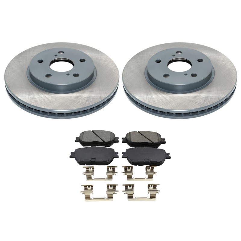 DuraGo Front Rotors Bosch QuietCast Ceramic Disc Brake Pads Kit For Camry 3.0 V6