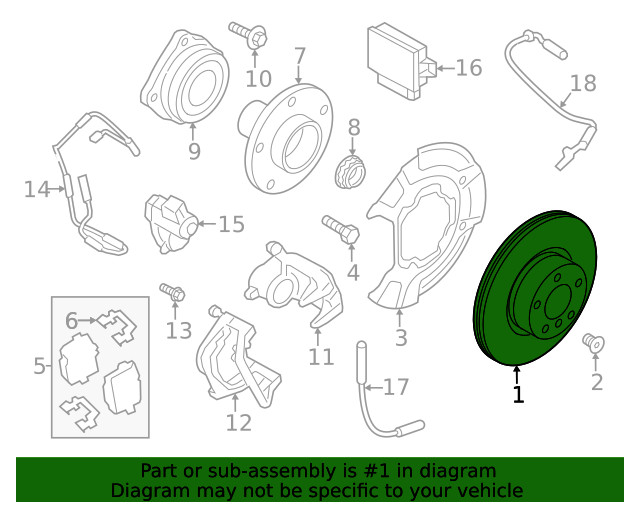 Genuine BMW Rotor 34206886482 gallery