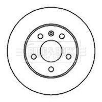 2x Brake Discs Pair Solid fits VAUXHALL ZAFIRA A, B Rear 98 to 14 With ABS 264mm gallery