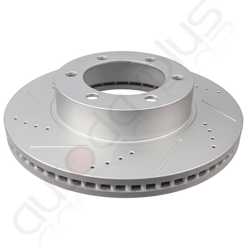 Front And Rear Drill Slot Brake Discs Rotors Kit For 2001-2007 Toyota Sequoia gallery