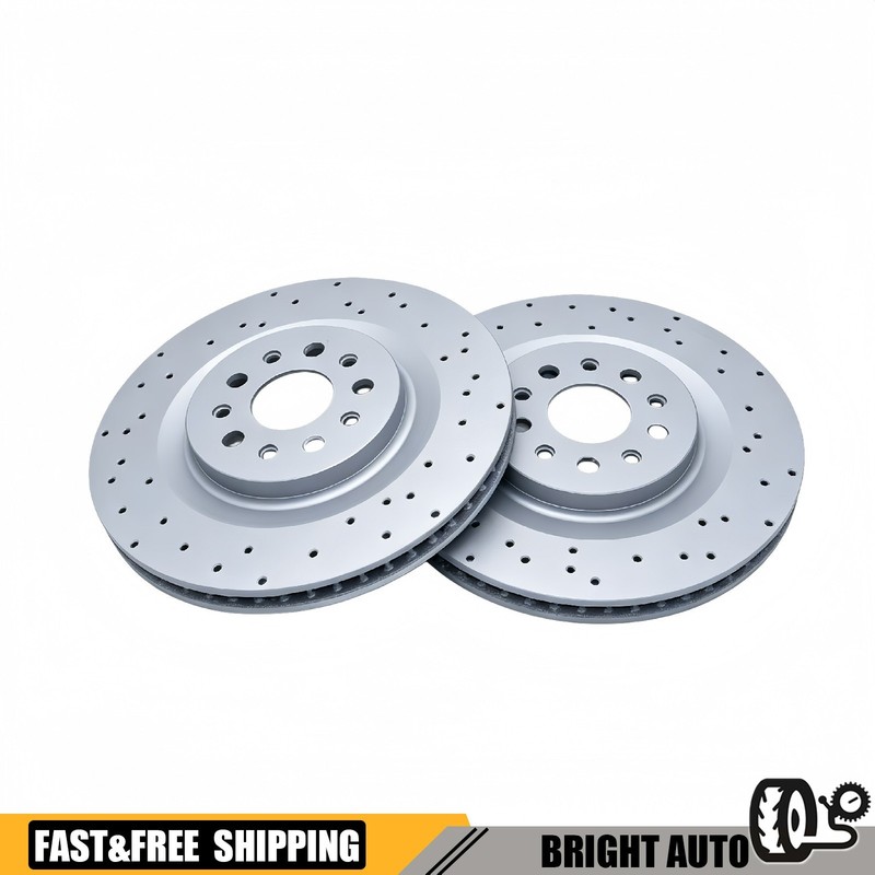 2X Rear 2PC Performance Rotors 670035019 For Maserati Ghibli Quattroporte 17-21