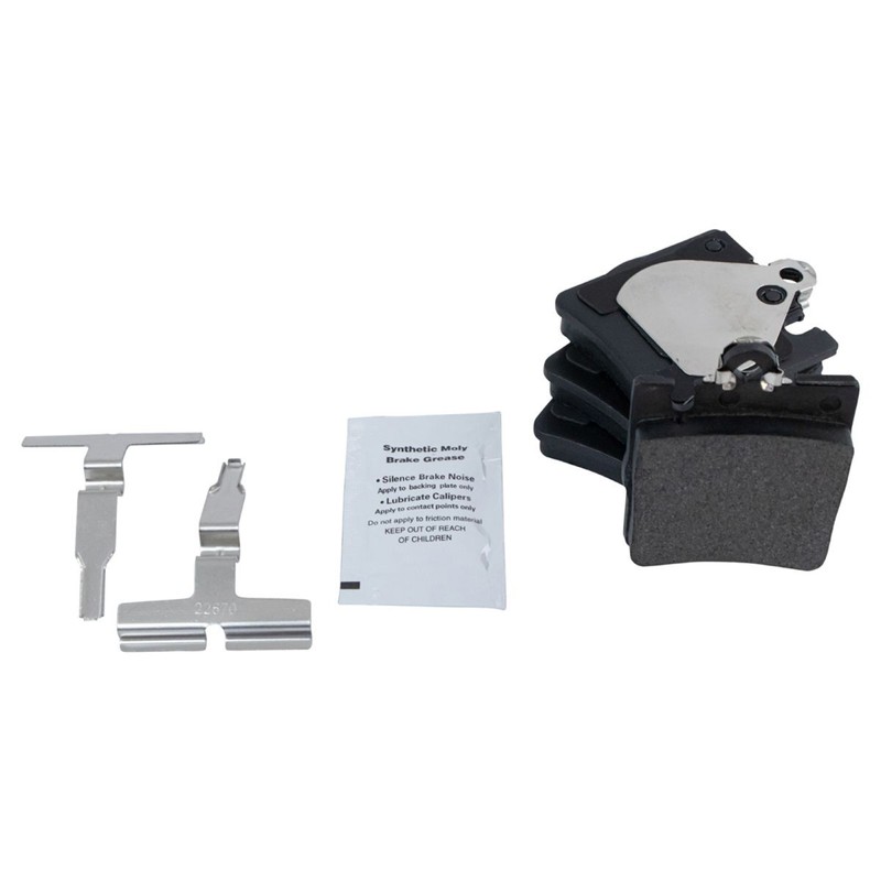 Brake Pad & Performance Rotor Rear Semi-Metallic Kit for Mercedes Benz gallery
