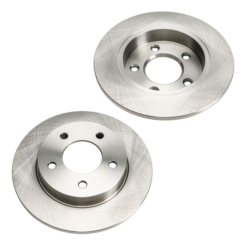 2x Rear Solid Disc Brake Rotors For Mazda 3 2.0L 2004-2008 2010 2012 12045066 gallery