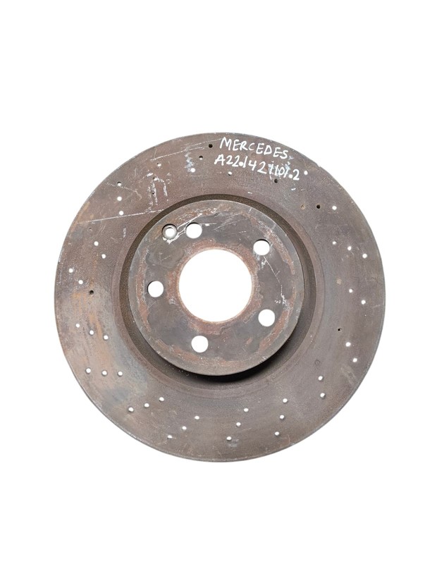 Mercedes-Benz S-Class Brake Disc Front Axle Perforated/Vented A2214211012
