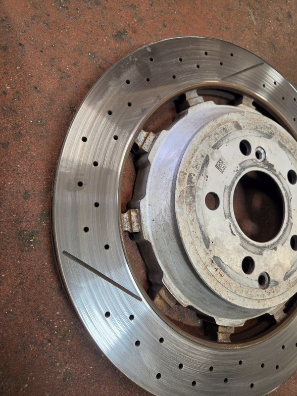 OEM Mercedes AMG GT GT S Rear Brake Rotors Pair A2224232012 Genuine OEM gallery