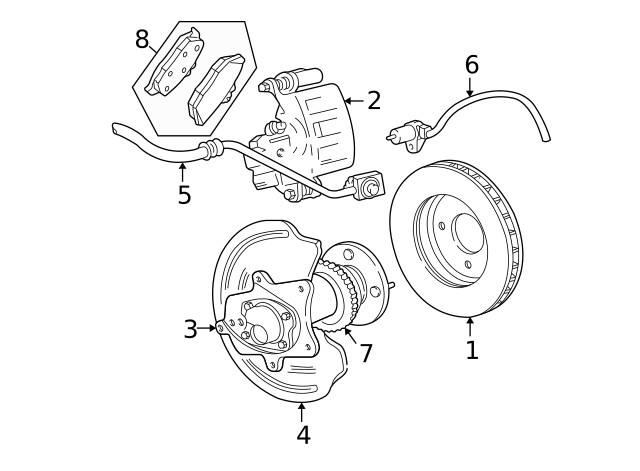 Genuine Ford Disc Brake Rotor 5R3Z-2C026-A gallery