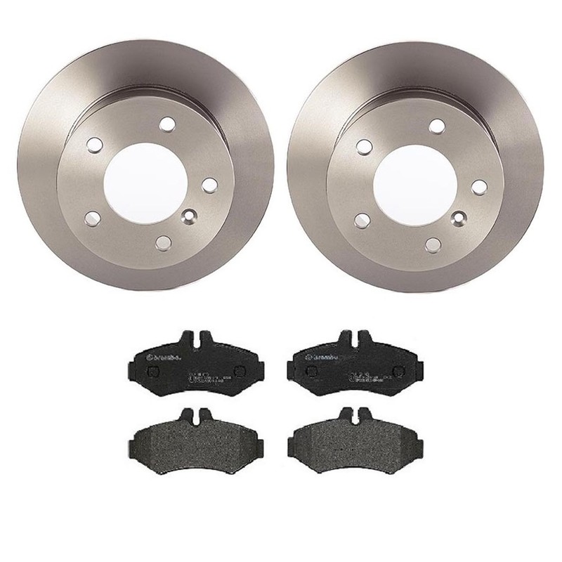 Brembo Rear Brake Kit 272mm Disc Rotors Low-Met Pads For MB W463 G500 G55 AMG V8