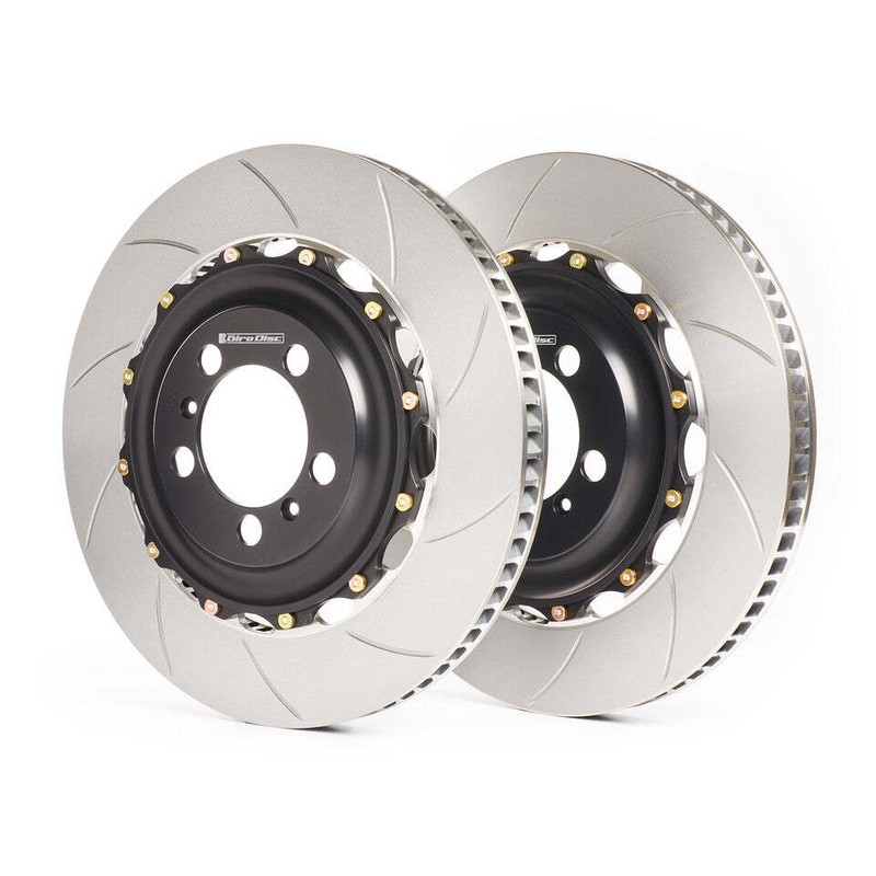 GiroDisc Slotted Rear Rotors Fits 11-12 Audi RS3 Sportback (8P)
