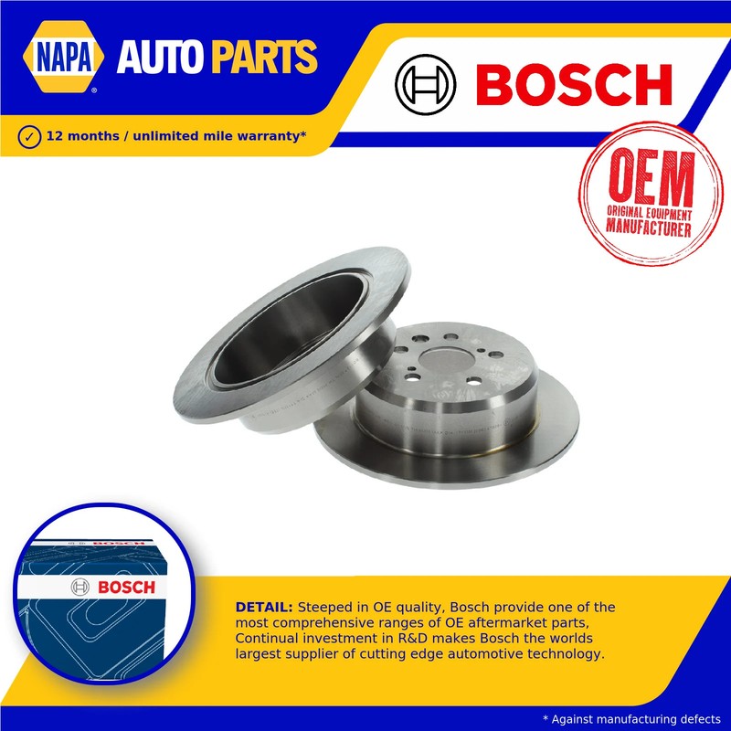 2x Brake Discs Pair Solid fits TOYOTA CURREN ST20 2.0 Rear 93 to 98 3S-GE 269mm