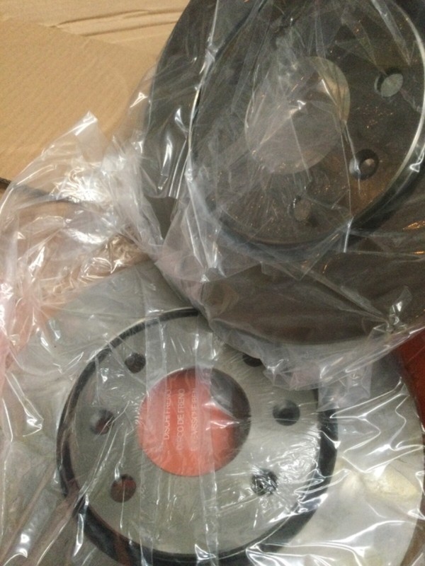 GENUINE SET OF EUROREPAR FRONT BRAKE VENTED DISCS FOR PEUGEOT 406 1618860680