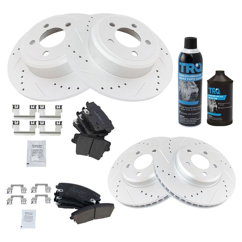 TRQ Ceramic Brake Pad & Performance Rotor w/Chemicals gallery