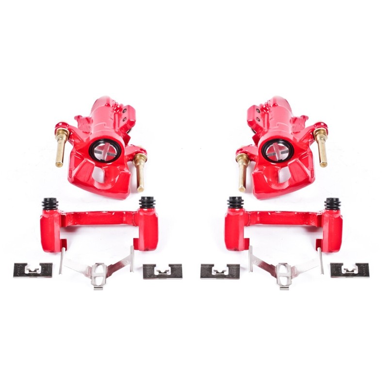 KC408-26 Powerstop 2-Wheel Set Brake Disc and Caliper Kits Rear for Civic Acura gallery