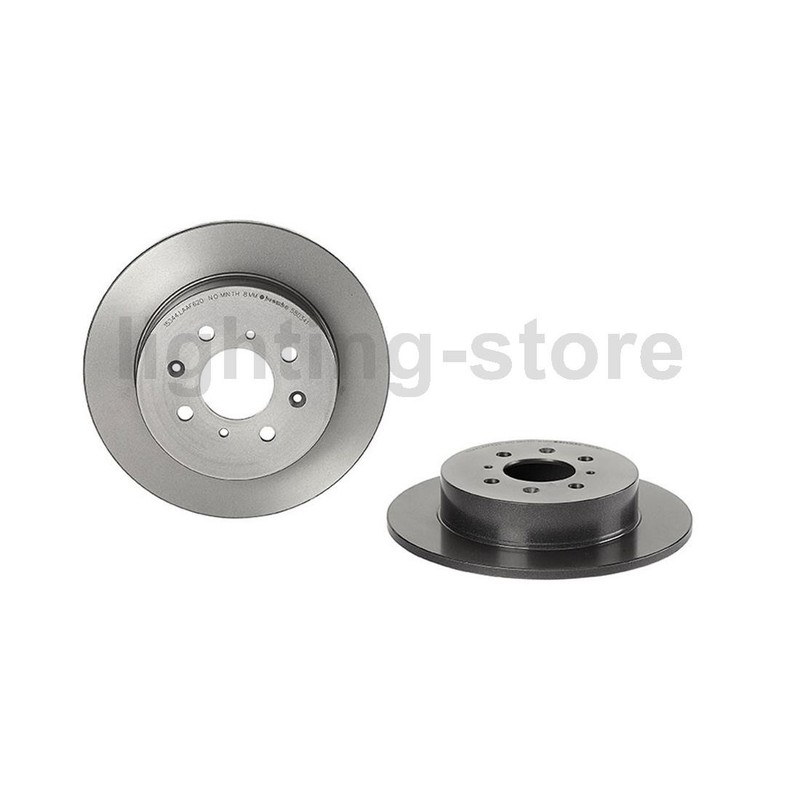 4x Front and Rear Disc Brake Rotors Fits Honda Civic 1.7L 1.3L gallery
