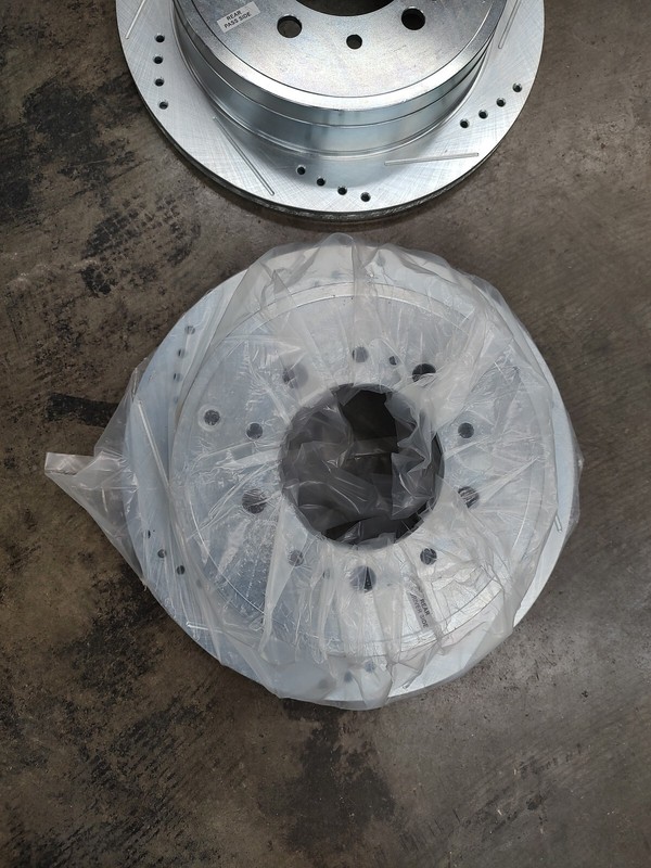 Power Stop JBR1355XR & L Rear Evolution Drilled & Slotted Rotor Pair gallery