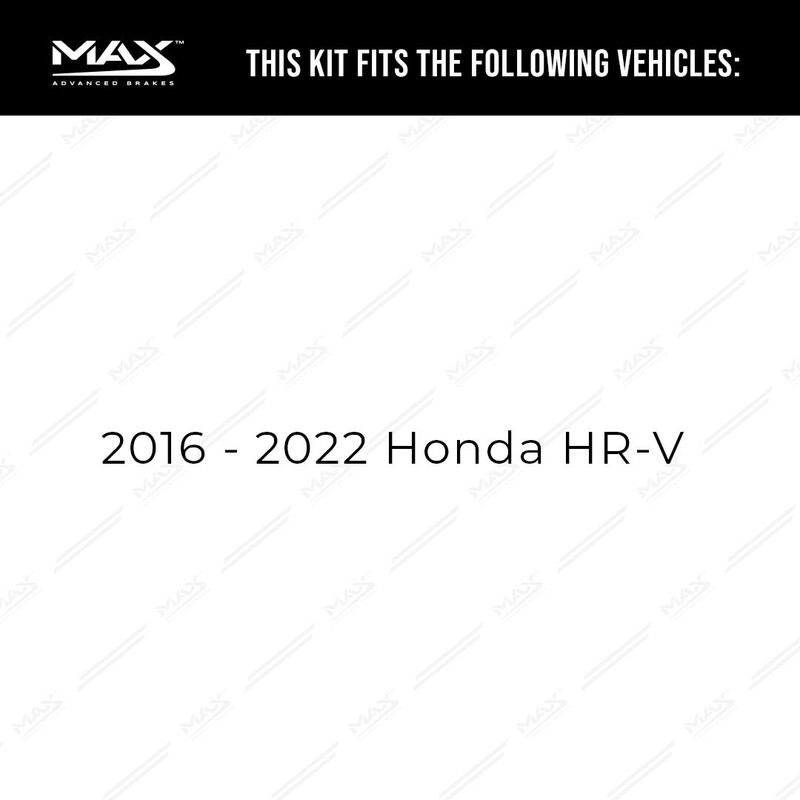 Front & Rear Brake Rotors + Ceramic Pads for 2016 2017 2018-2021 Honda HRV gallery