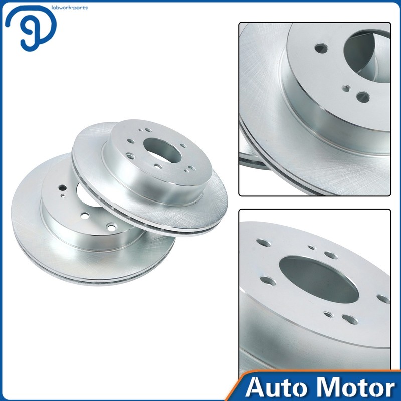 For Mitsubishi Eclipse Galant 3.8L 6x Rear Disc Brake Rotors +Ceramic Brake Pads gallery