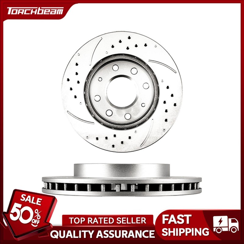 Front Disc Brake Rotors For 1992 Mitsubishi Expo LRV 1992 Mitsubishi Expo 2PC