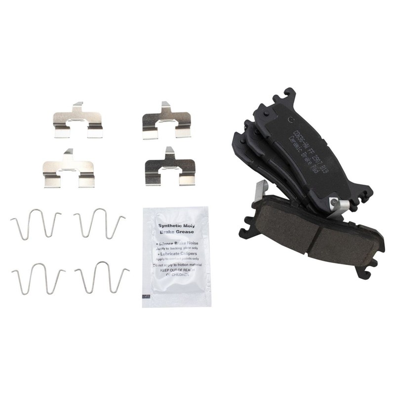 Rear Ceramic Brake Pad & Performance Rotor Kit for Mazda Ford Mercury gallery