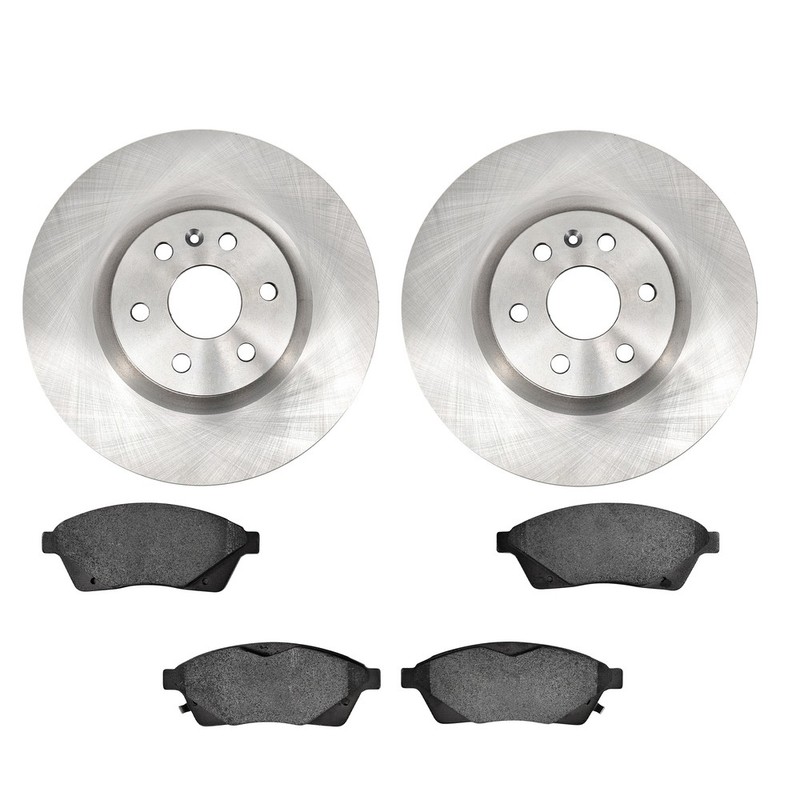 Front Brake Rotor & Ceramic Pad For 2010 2011 2012 2013 - 2016 Cadillac SRX New gallery