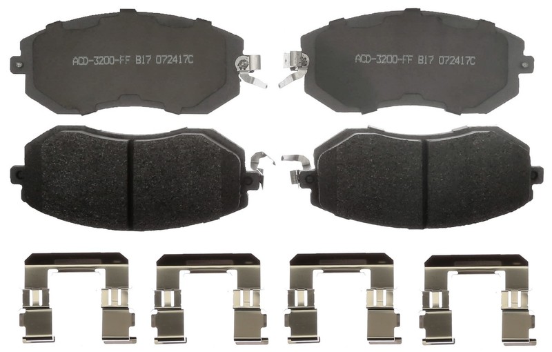 ACDelco Disc Brake Pads and Rotors Kit Front Rear For 10-16 Subaru Impreza BRZ gallery