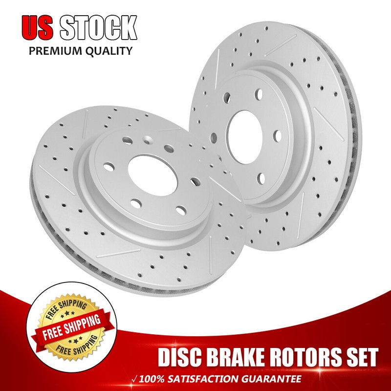 Front Disc Brake Rotors for Chevy Traverse GMC Acadia Enclave Outlook 2009-2017