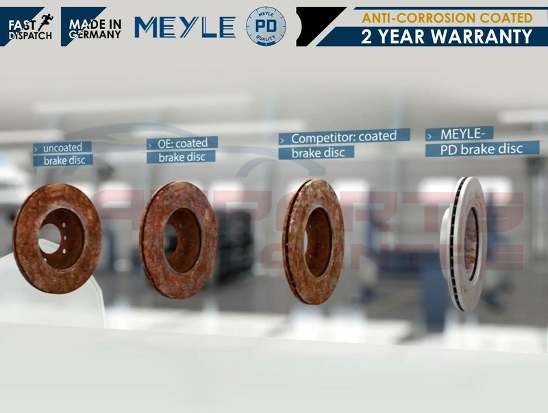 FOR BMW X5 E70 3.0D 3.0i FRONT MEYLE GERMANY PD DISCS BRAKE PADS PAD SET 348mm gallery