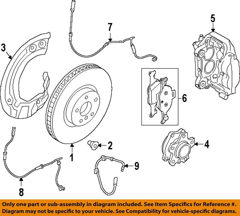 BMW OEM 20-24 530e xDrive Front Suspension Brake Components-Rotor 34118854273
